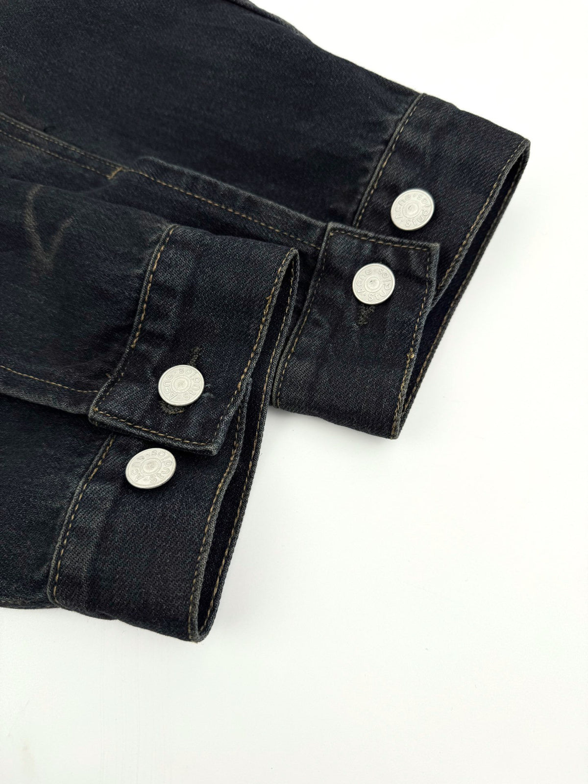 Falection FW26 Studded Washed Denim Jacket