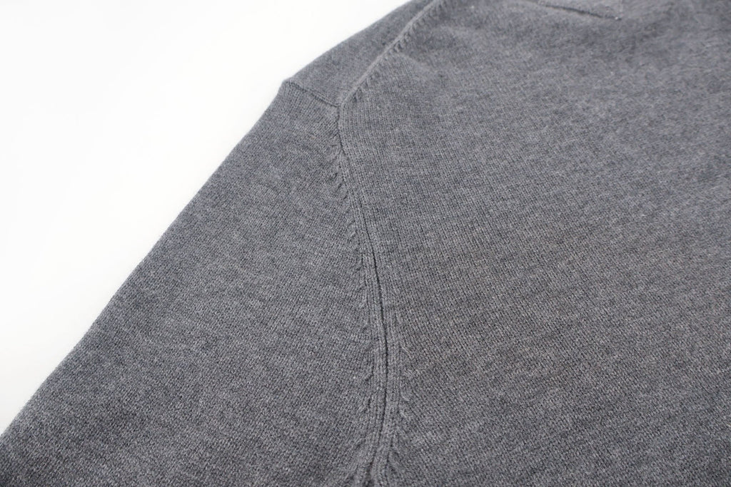 Falection FW26 Suede and Wool Cardigan