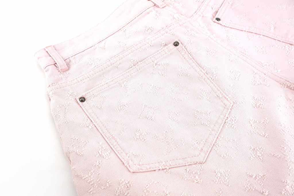 Falection FW26 Monogram Needle Punched Shorts