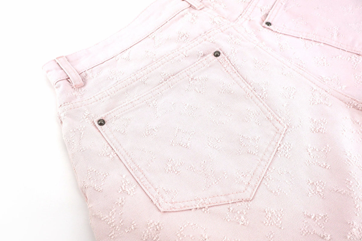 Falection FW26 Monogram Needle Punched Shorts