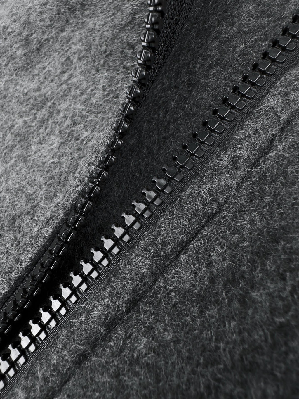 Falection FW26 Fleece Zip Hoodie Jacket in 2 Colors