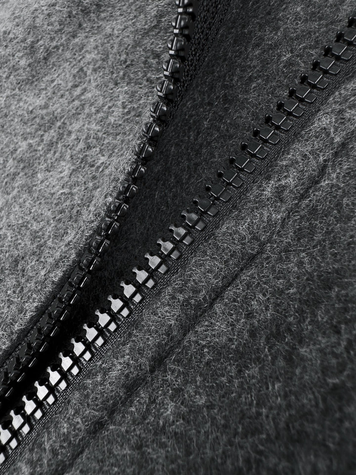 Falection FW26 Fleece Zip Hoodie Jacket in 2 Colors