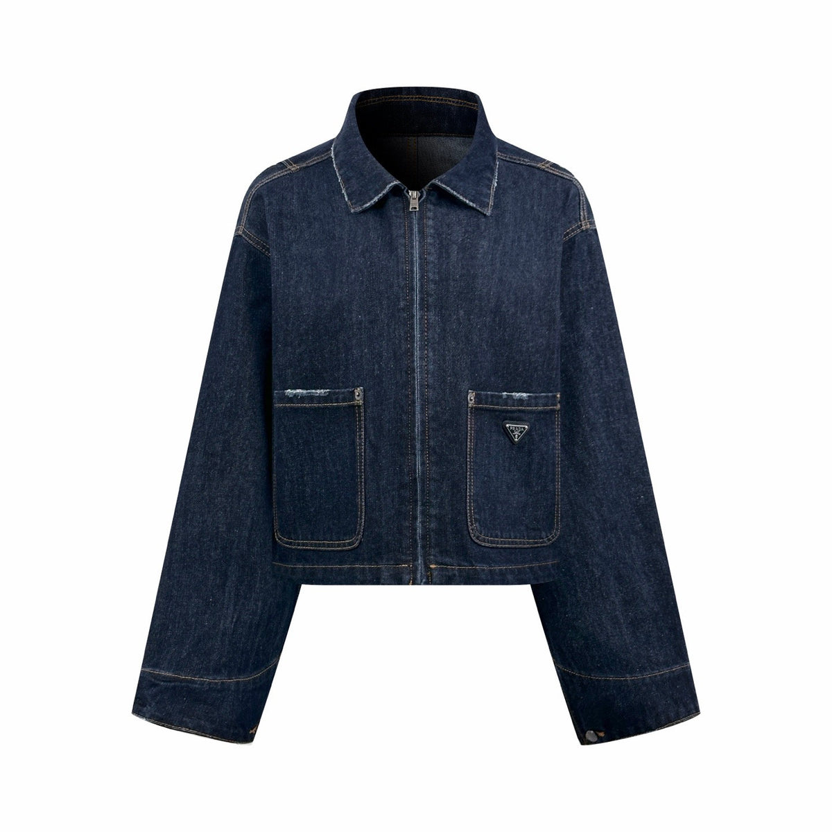 Falection FW26 Cropped Denim Blouson Jacket