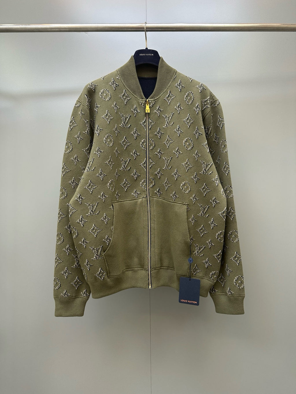 Falection FW26 Reversible Monogram Jacquard Bomber Jacket