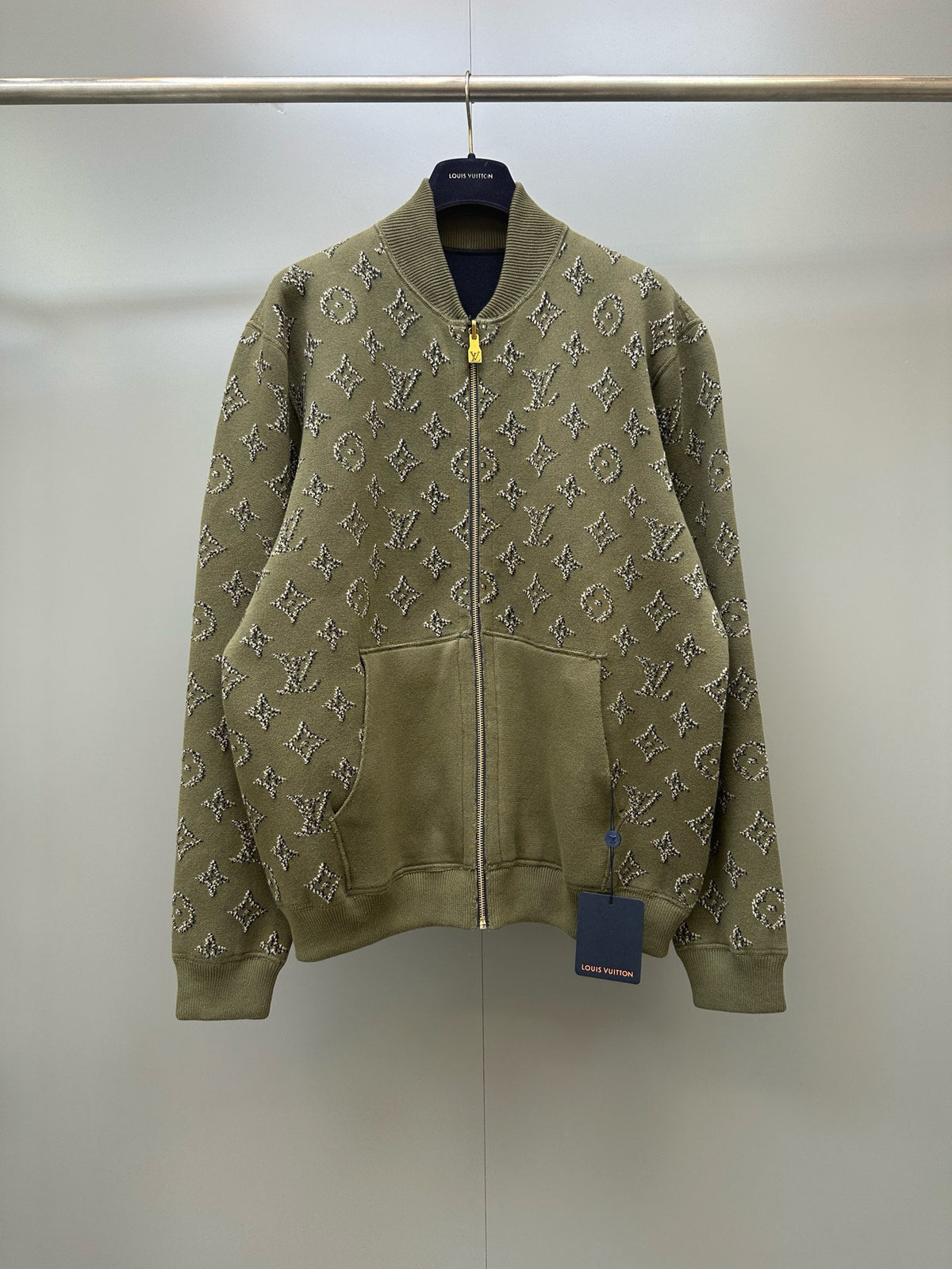 Falection FW26 Reversible Monogram Jacquard Bomber Jacket
