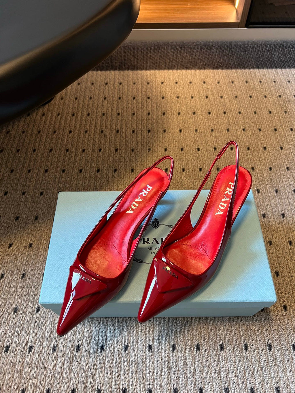 Falection FW26 Patent Leather Slingback Pumps in 4 Colors