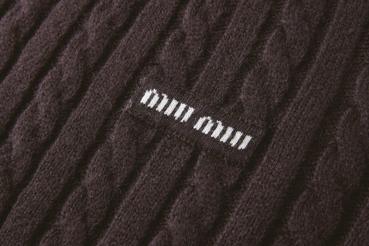 Falection FW26 Wool and Cotton Knit Sweater