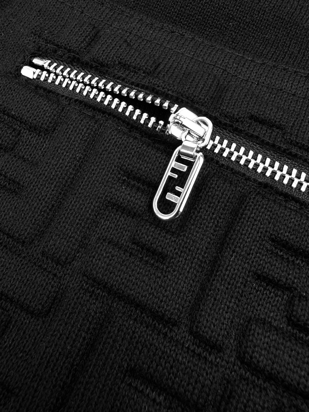 Falection FW26 Logo Patch Zip Pocket Sweater