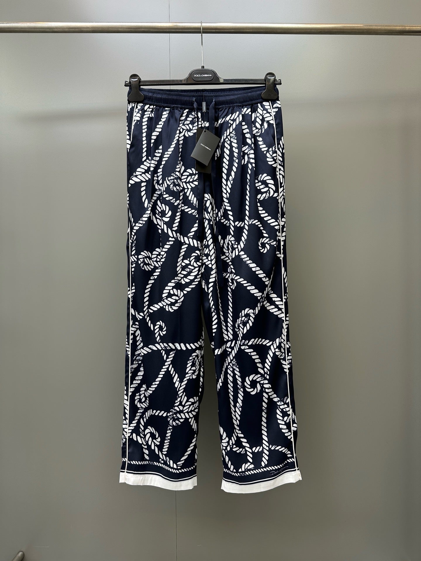Falection FW26 Marina Print Silk Pants