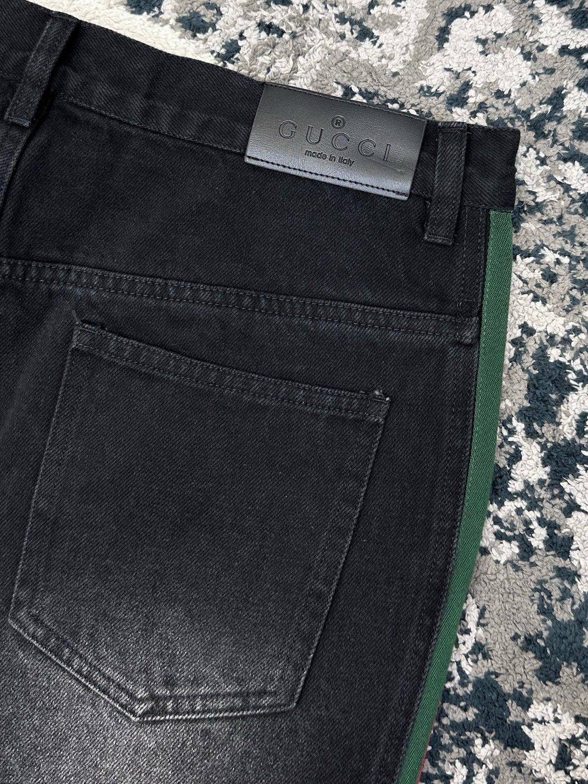 Falection FW26 Cotton Denim Pants with Web Insert