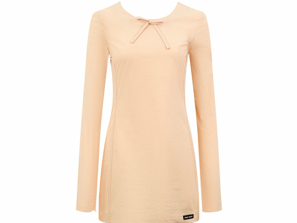 Falection FW26 Stretch Poplin Mini Dress in 2 Colors