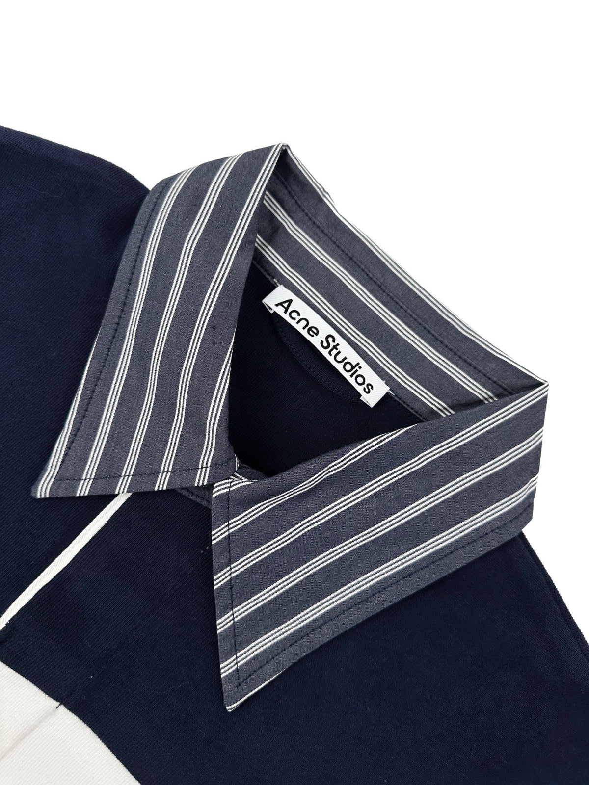 Falection FW26 Striped Polo Sweatshirt in 2 Colors