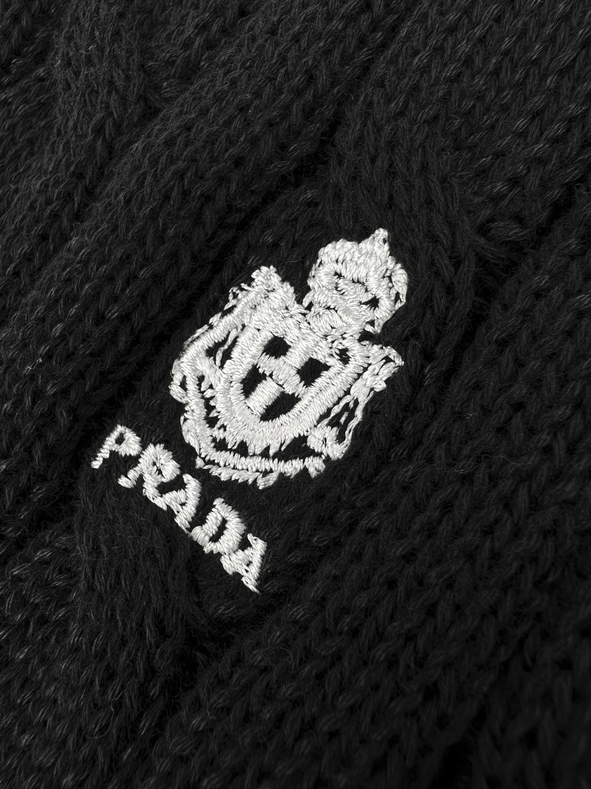 Falection FW26 Logo Embroidered Cable Knit Sweater in 2 Colors