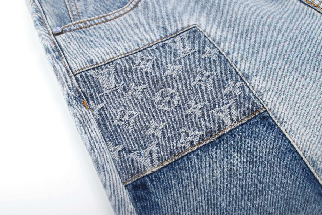 Falection FW26 Signature Patchwork Denim Pants