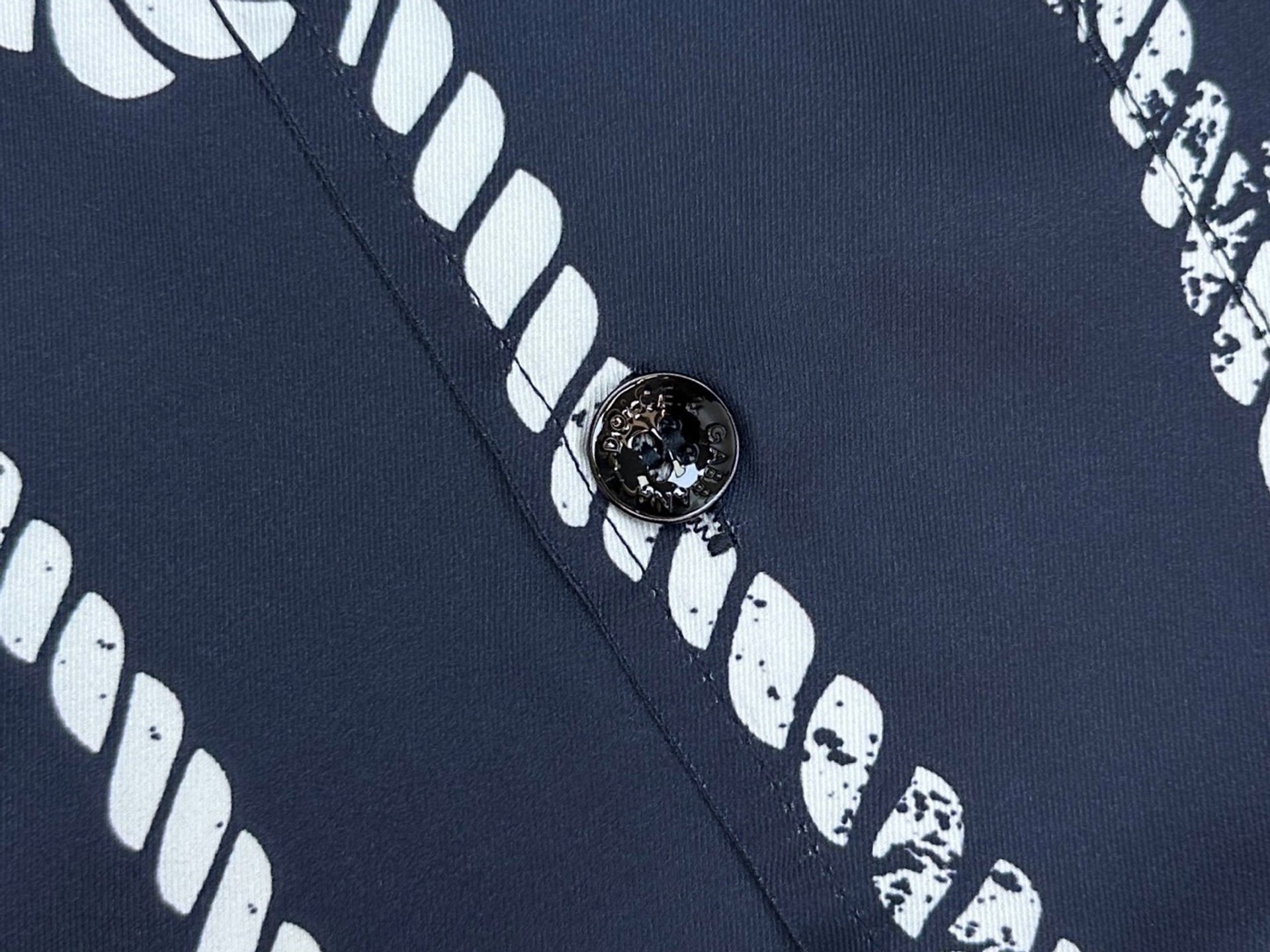Falection FW26 Marina Print Silk Twill Hawaii Shirt