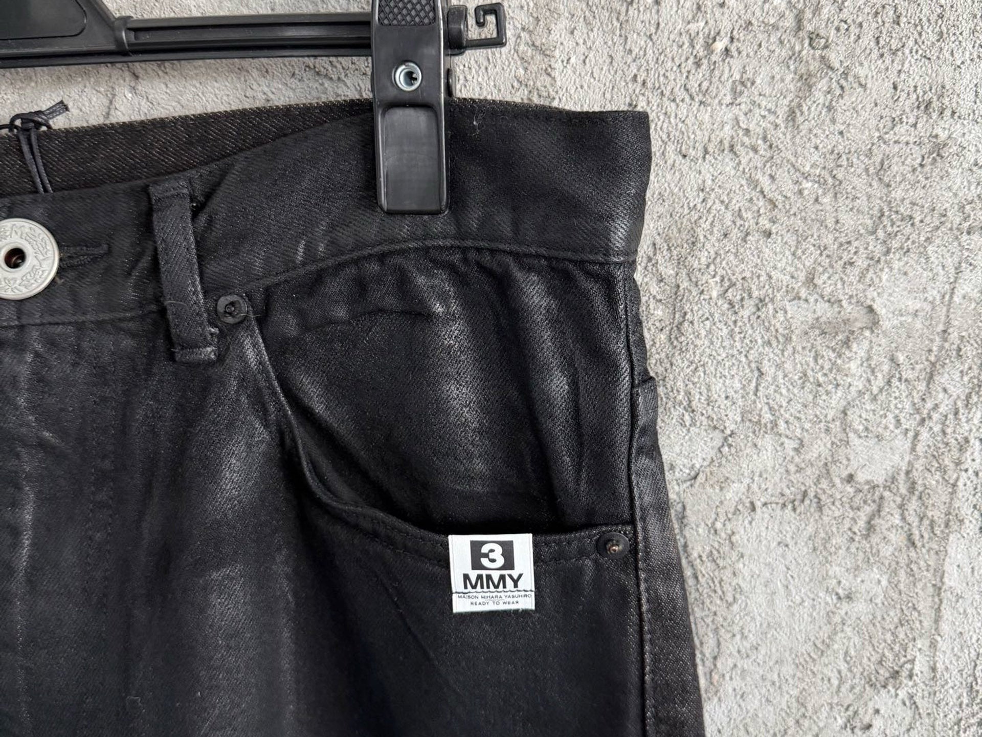 Falection MMY FW26 Coated Straight Leg Jeans
