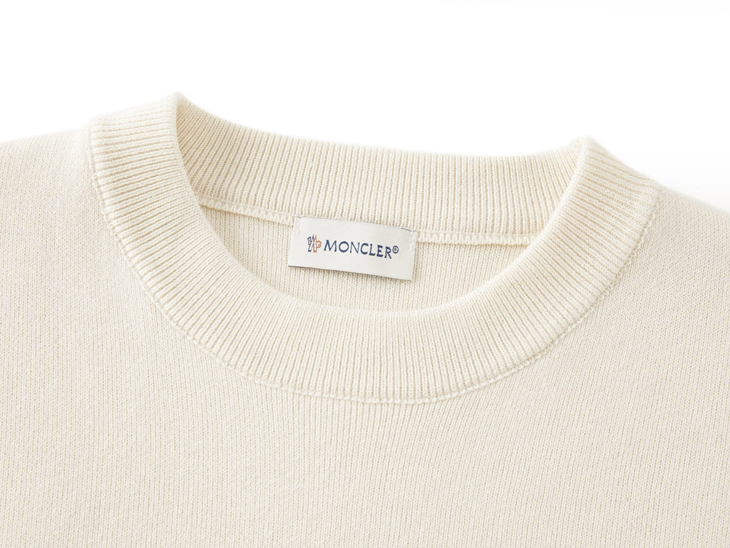 Falection FW26 Logo Patch Sweatshirt in Cream