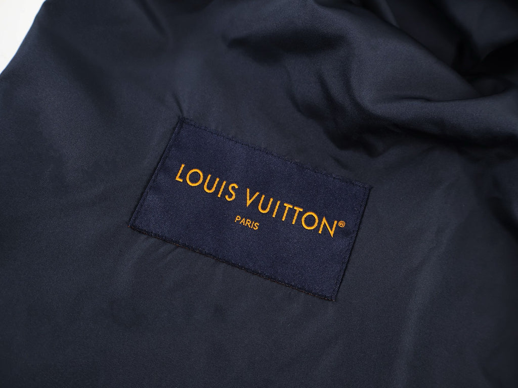 Falection FW26 Cotton Silk Casual Pants in Navy