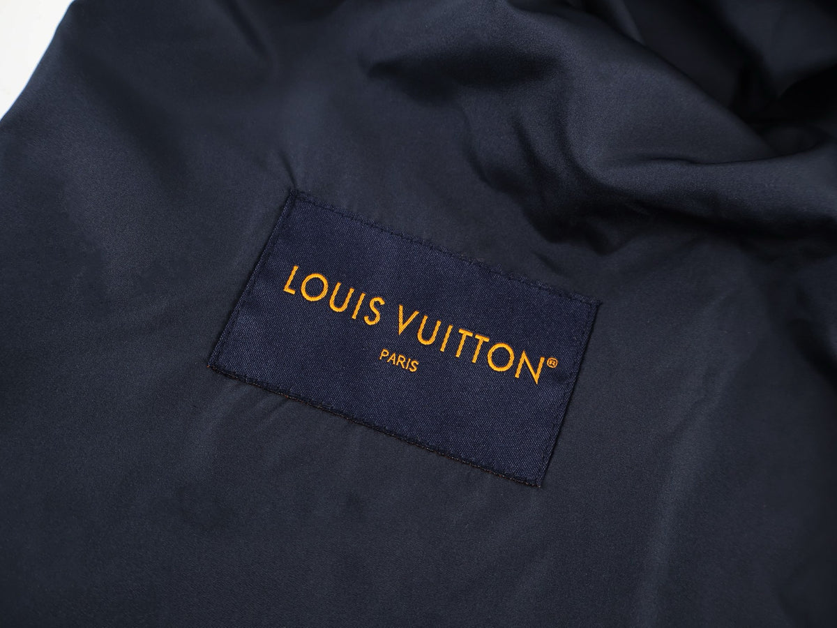 Falection FW26 Cotton Silk Casual Pants in Navy