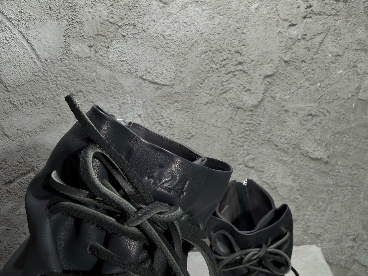 Falection 424 FW26 Laced Up Marathon Boot in Leather