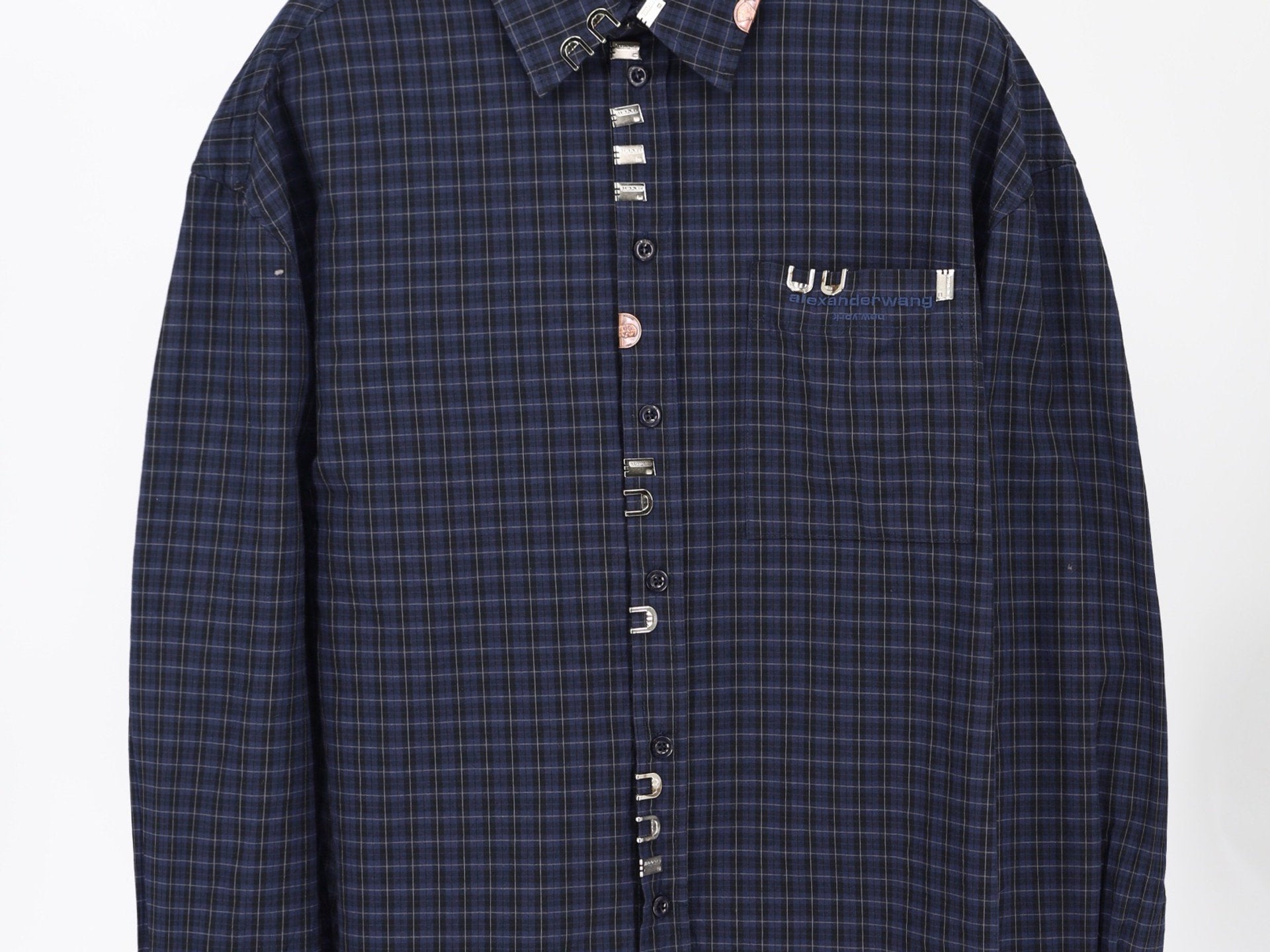 Falection AW FW26 Plaid Poplin Plaid Shirt