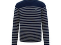 Falection FW26 Striped Virgin Wool Sweater in Navy