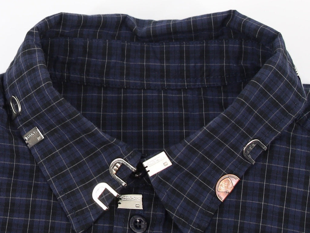 Falection AW FW26 Plaid Poplin Plaid Shirt