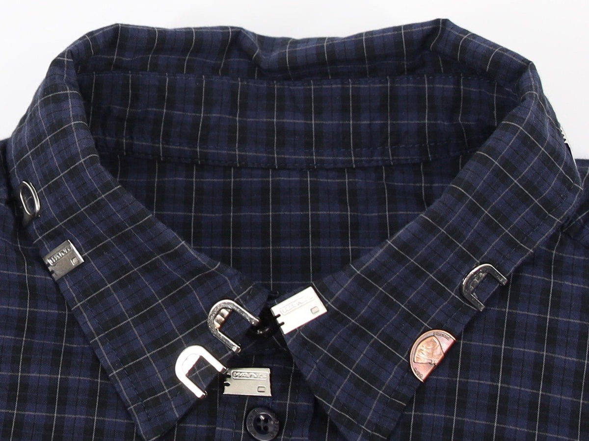Falection AW FW26 Plaid Poplin Plaid Shirt