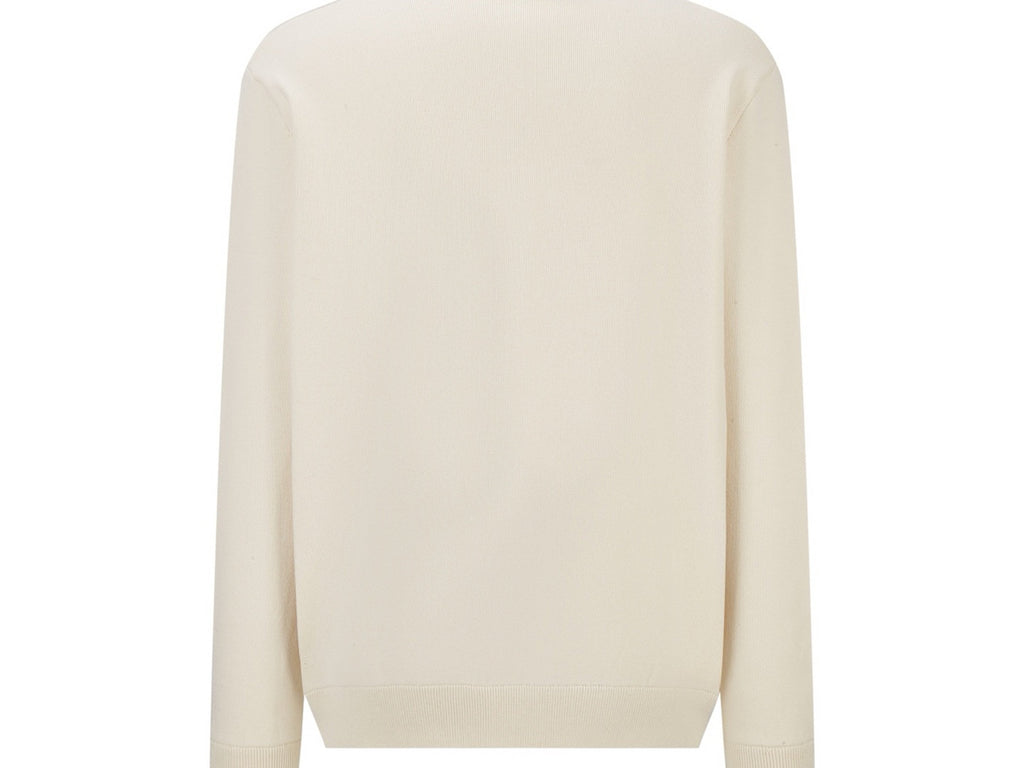 Falection FW26 Logo Patch Sweatshirt in Cream