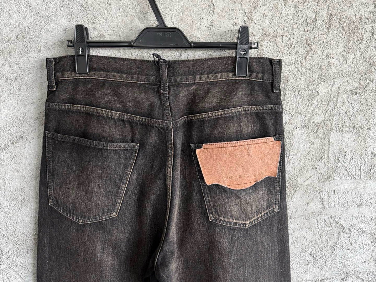 Falection MMY FW26 Coated Straight Leg Jeans