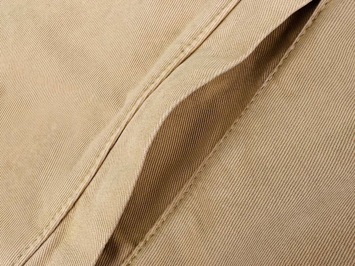 Falection FW26 Cotton Jacket with Leather Details