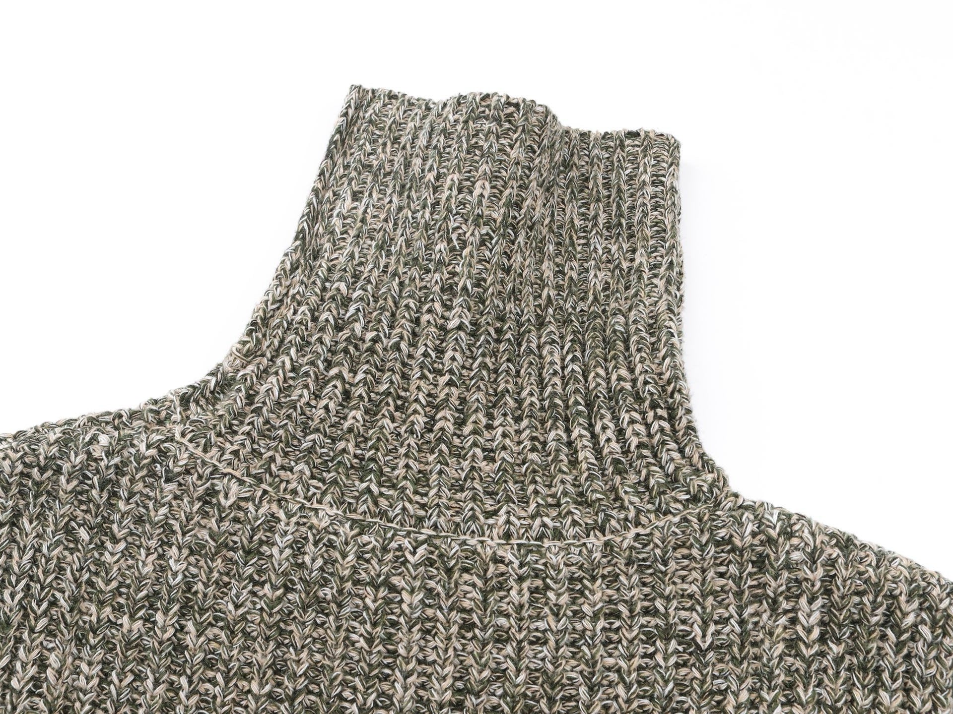 Falection FW26 Grenoble Zip Pocket Patch Sweater