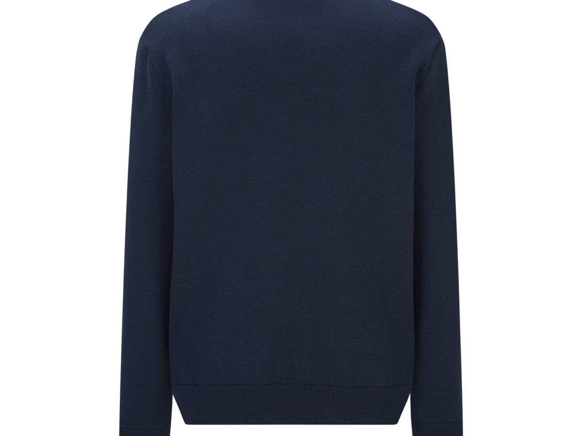 Falection FW26 Logo Patch Sweatshirt in Navy