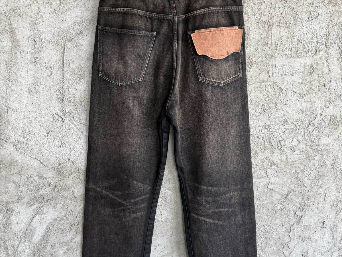 Falection MMY FW26 Coated Straight Leg Jeans