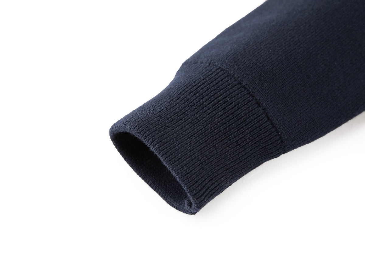Falection FW26 Logo Patch Sweatshirt in Navy