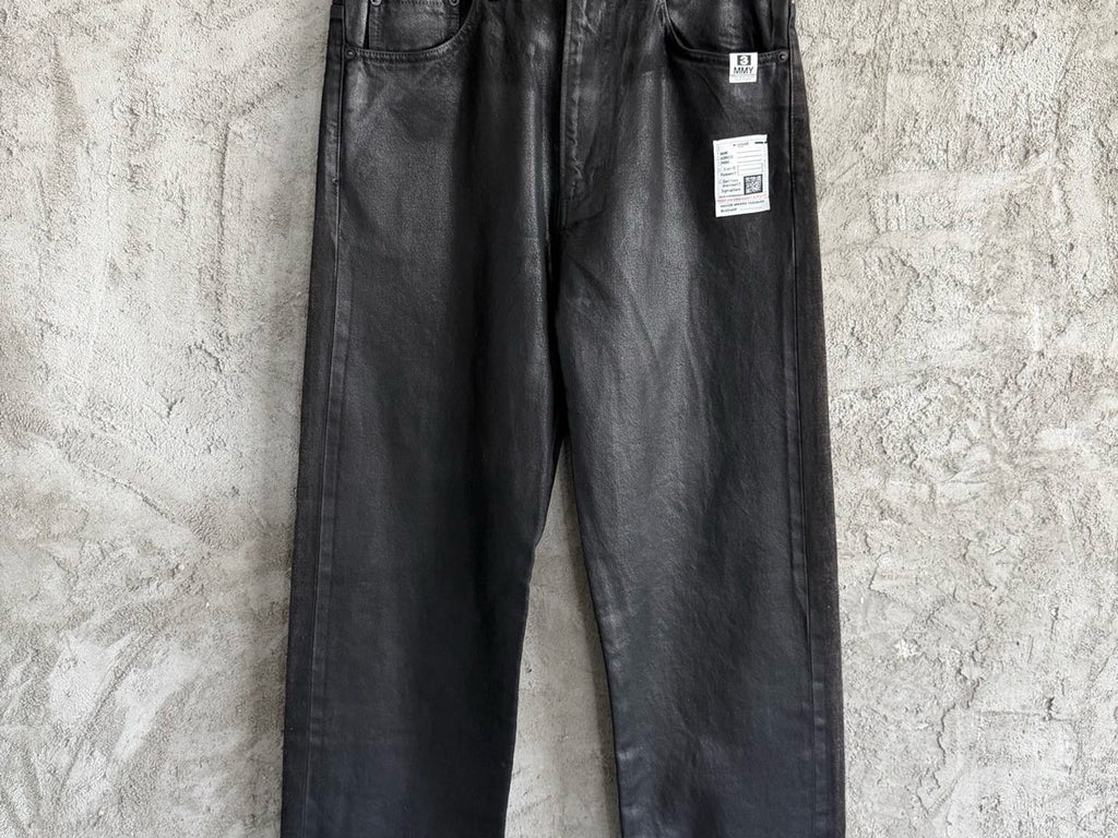 Falection MMY FW26 Coated Straight Leg Jeans