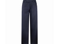 Falection FW26 Cotton Silk Casual Pants in Navy