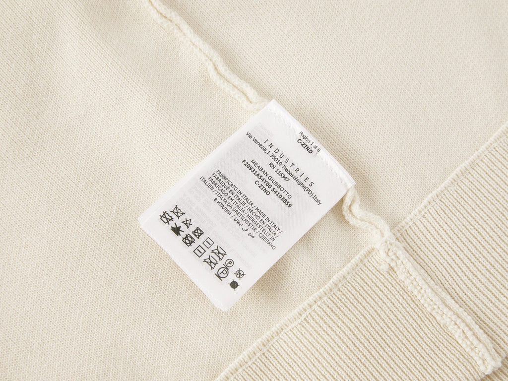 Falection FW26 Logo Patch Sweatshirt in Cream