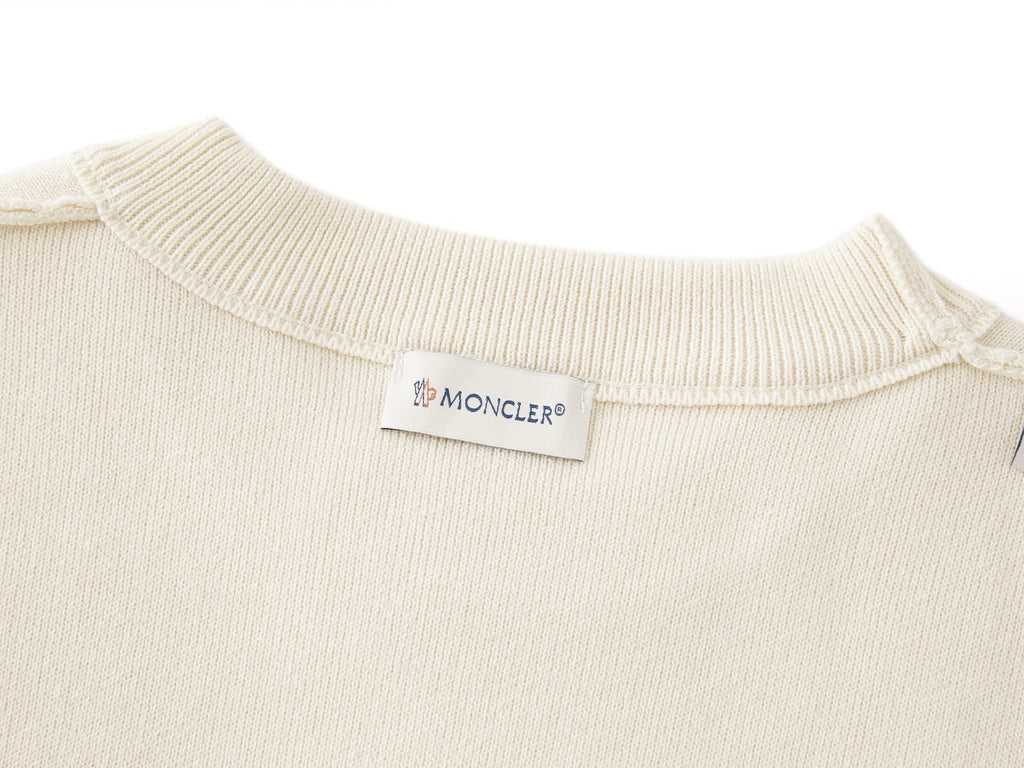 Falection FW26 Logo Patch Sweatshirt in Cream