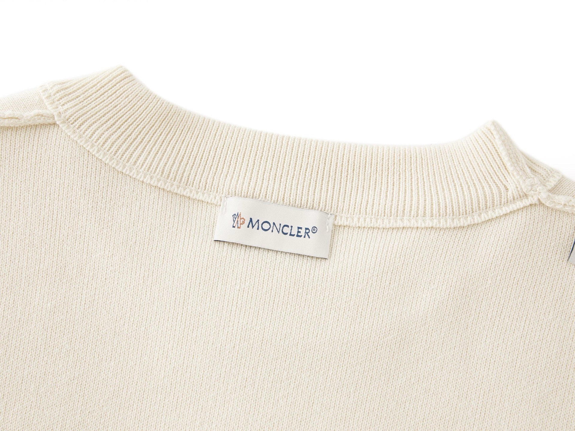 Falection FW26 Logo Patch Sweatshirt in Cream