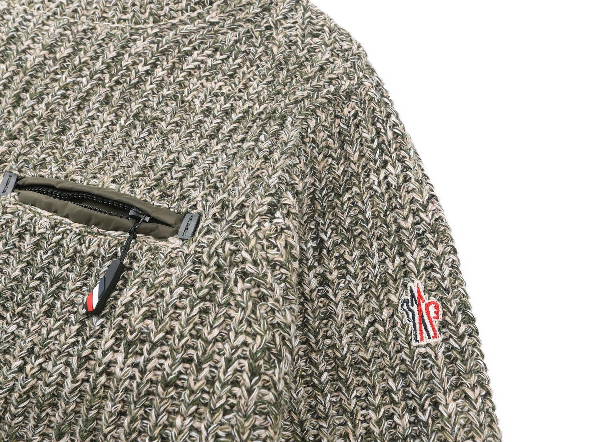 Falection FW26 Grenoble Zip Pocket Patch Sweater