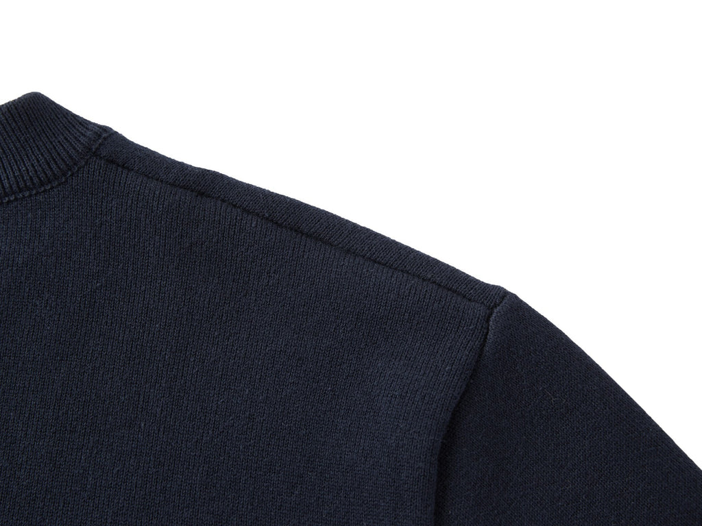 Falection FW26 Logo Patch Sweatshirt in Navy