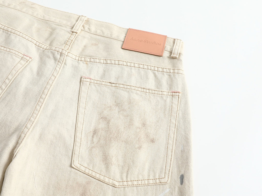 Falection FW26 Regular Fit Paint Splatter Jeans