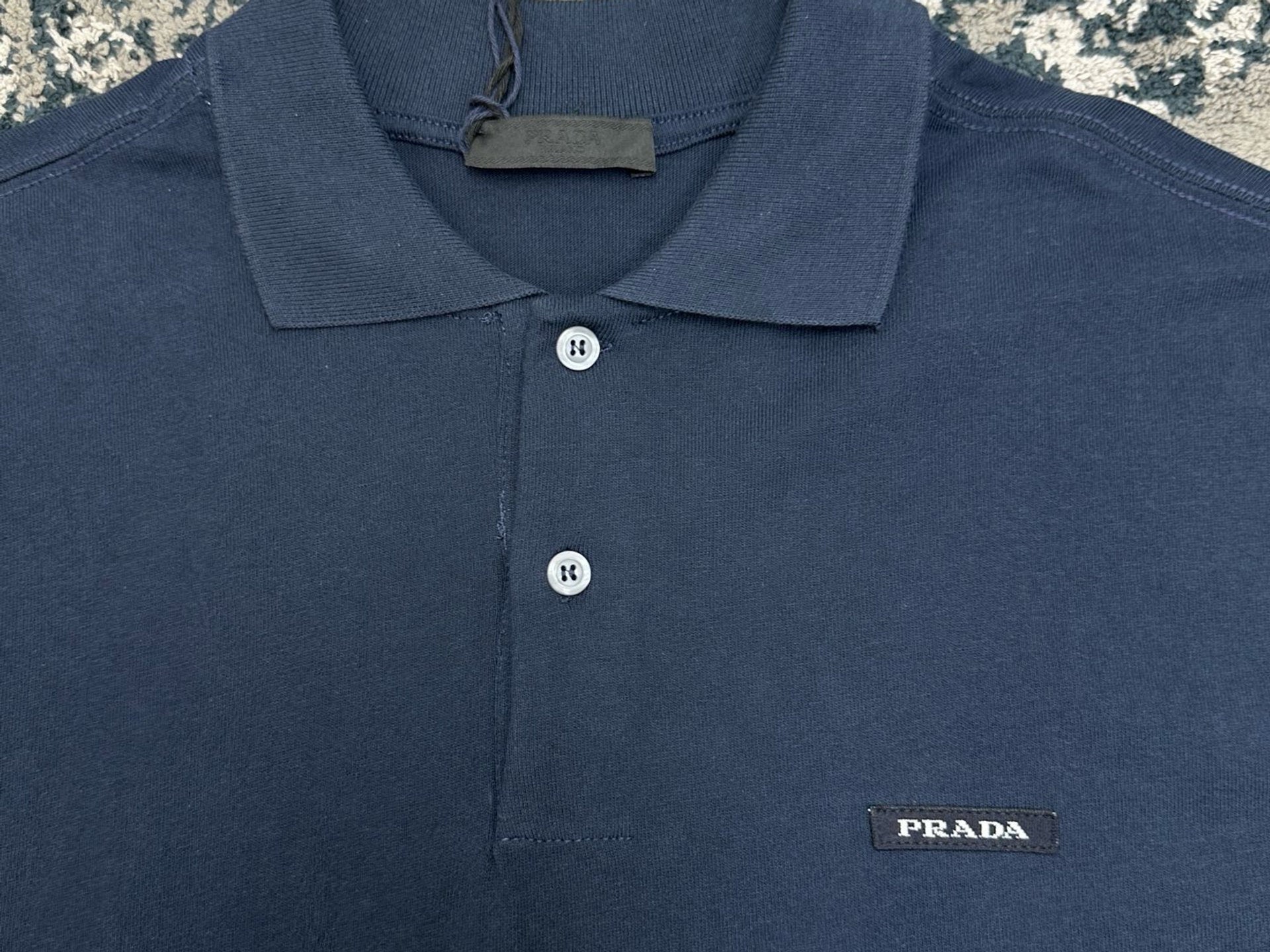 Falection FW26 Longsleeved Polo Shirt in Navy