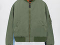Falection FW26 Distressed Padded Jacquard-Panelled Nylon Bomber Jacket