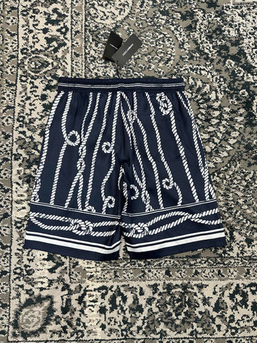 Falection FW26 Marina Print Silk Shorts