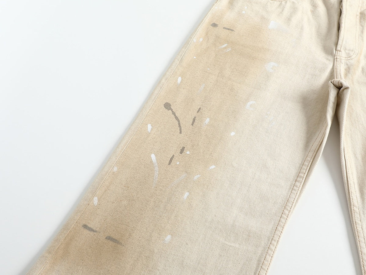 Falection FW26 Regular Fit Paint Splatter Jeans