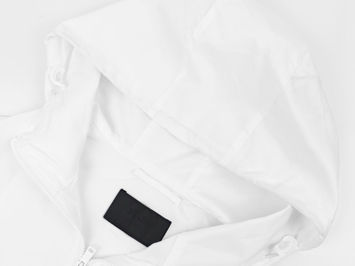 Falection FW26 White Re-Nylon Rain Jacket