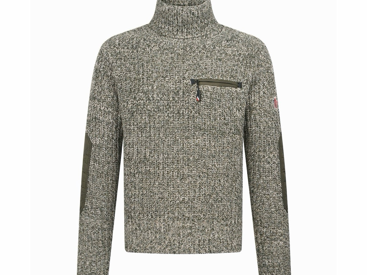 Falection FW26 Grenoble Zip Pocket Patch Sweater
