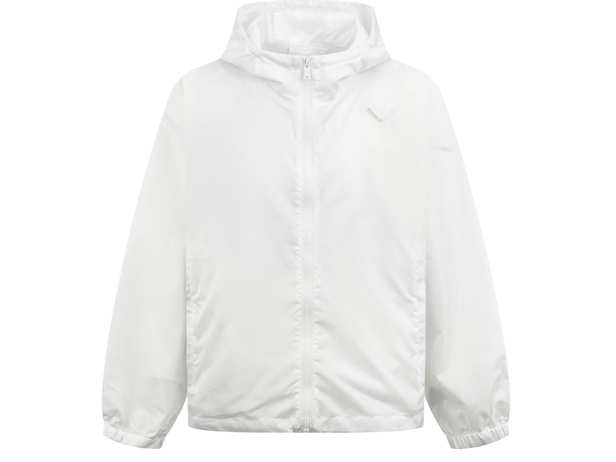 Falection FW26 White Re-Nylon Rain Jacket